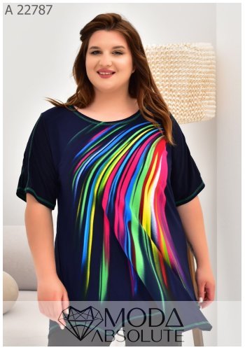Літня жіноча туніка Oversize А 22787